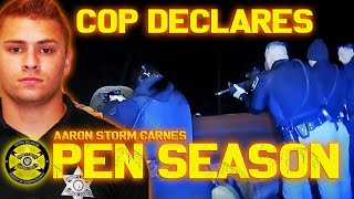 Yellow coward Cop declares open season Deputy Aaron Storm Carnes GORDON COUNTY SHERIFF'S OFFICE 1/3