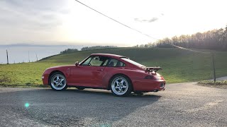 Porsche 911 993 Carrera S 285hp Rouge Indien 😍 Sound, Acceleration