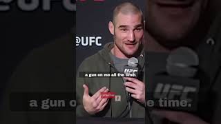 Sean Strickland reveals why he's unarmed today 💀 #ufc #mma #shorts