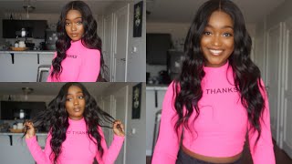 AMAZING & AFFORDABLE ($97!!!) Brazilian straight hair ft. Longqi Beauty Hair on Amazon