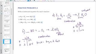 Chapter 5 Lesson 2 GOB 1 Chemical Reactions