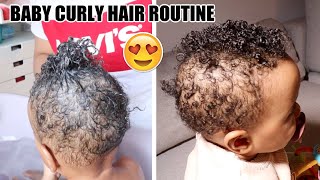 Baby Curly Hair Wash Day Routine! 😊 Defined & Moisturized Curls