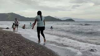 SANTA MARIA BEACH RESORT BLACK SAND VIEW 🌊 @DAVAO OCCIDENTAL