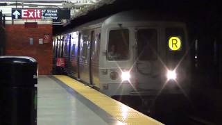 MTA Subways - Pullman Standard R46 #5664 on the (R) at 49th Street (2016 Video)