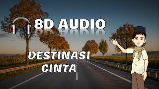 Destinasi Cinta - Mestica (Lyrics Video) | 8D Audio