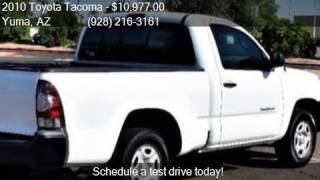 2010 Toyota Tacoma Base 4x2 2dr Regular Cab 6.1 ft SB 4A for