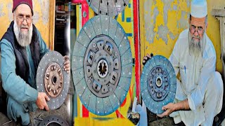 90 years Old Man shows his Magic of repairing by Repairing Clutch Plate Restoration of clutch plates