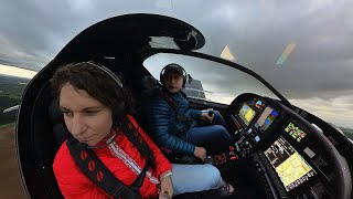 Skyleader 600 - Poland to UK on a microlight