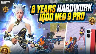 S1 Player - 6 Years Of Hardwork 🔥 BGMI Conqueror Lobby | IQOO NEO 9 PRO BGMI Test 🔱