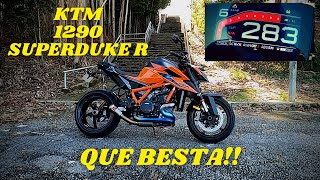 KTM 1290 SUPERDUKE R COM 193CV | QUE BESTA!!!!