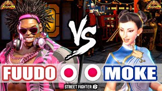 SF6 ➤ Fuudo (Dee Jay) VS Moke (Chun-Li)【Street Fighter 6】