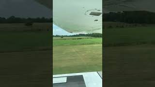 Cessna 210 landing at MDQ #shorts