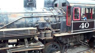 Stelco 40 Steam Train in Lindsay Ontario