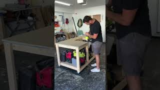 Assembly table/miter saw station #shorts