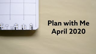 Plan with Me: April 2020