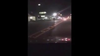 GUY HIGH ON SPICE BENDS OVER IN THE MIDDLE OF THE STREET PANTS DOWN AND GETS STEAM ROLLED BY CAR!!