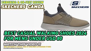 Unboxing & review on feet SKECHERS USA CAMDA 8790006-TPE MENS CASUAL SLIP-ON SHOES 100% ORIGINAL