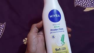 Nivea Aloe Protection SPF 15 Body Lotion Review New Launch