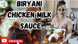 Chicken biryani with milk sauce |step-by-step tutorial| recipe