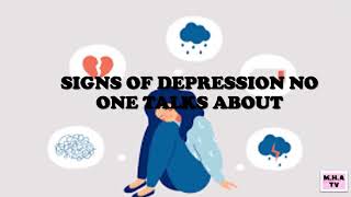 6 Signs of Depression No One Talks About | Mental Health Awareness TV