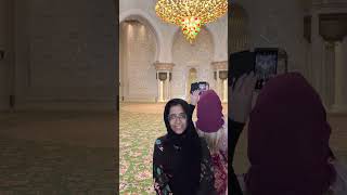 Inside Sheikh Zayed Grand Mosque, Abu Dhabi #dubai #islam #shorts #abhudhabi #mosque