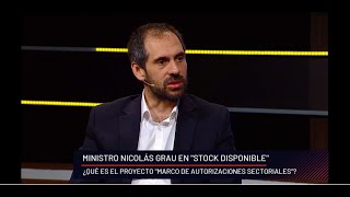 Entrevista ministro Nicolás Grau, Programa Stock Disponible, Vía X