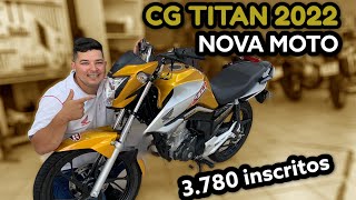 NOVA CG 160 TITAN 2022 - A MOSTARDINHA QUERIDA