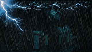 Gentle Rain & Rumbling Thunder on Metal Roof | Ultimate Sleep Aid for Insomnia