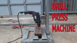 How to build a Drill Press | Chế Máy Khoan Bàn