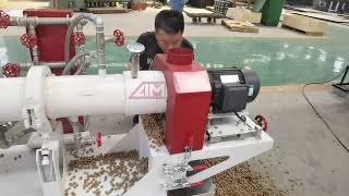 LIMA 1t/h wet type large capacity fish feed extruder