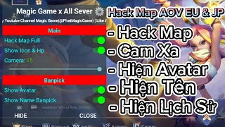 Hack Map Liên Quân 1.53.1.2 Europe & Japan Free | Antiban 100%, Hack Map, Cam Xa, Hiện Lịch Sử Đấu