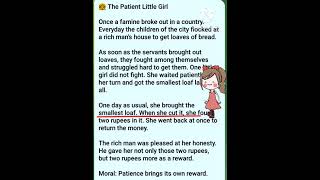 We Love Reading ||Moral story ||The patient girl || Inspirational story ||Summer camp activities