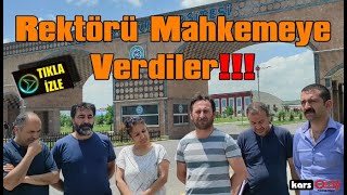 Kafkas Üniversitesi İşçileri Rektörü Mahkemeye Verdi  #kars #sondakika #kafkasüniversitesi