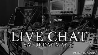 Live Chat | Saturday May 25