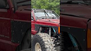 Jeep Cherokee XJ on 43 #jeep #jeepcherokeexj #jeepcherokee #shorts #offroad