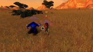 Killing a savannah prowler - WoW Classic