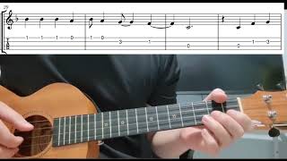 Top Of The World (Carpenters) - Easy Beginner Ukulele Tabs With Playthrough Tutorial Lesson