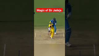 magic of sir jadeja | #shorts #cricket #viratkohli #msdhoni #trending