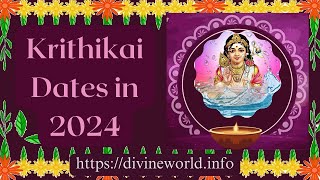 Krithikai Dates in 2024