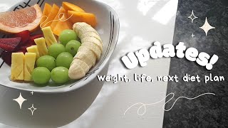 weight update & next diet plan / silent vlog