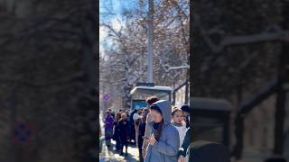 Bus stops in Almaty Kazkhstan / #almaty #viral #trending #amazing #love #reels #insta #kaznmu #insta