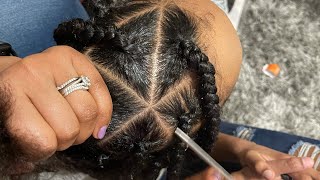 How to braid ቀላል የፀጉር ኣሰራር