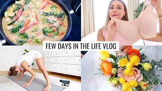 VLOG | Catch Up's, Healthy Cooking & Favorite Bras | Annie Jaffrey