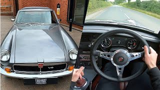 1974 MGB GT V8 Manual POV Driving & Walk-around Video | Fully Restored Factory RHD