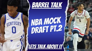 Barrel Talk Official Mock Draft Pt.2