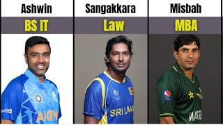 Most Educated Cricketers in the world