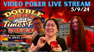 🔴 Video Poker Live Stream with Special Guests! #videopoker,#gambling,#casino