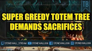 Super Greedy Totem Tree Demands Sacrifices From Both Teams