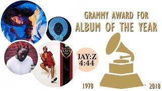 Grammy Award for: Album of the Year (1978-2018)