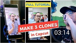 Full Tutorial - How to Make 3 Clones of Yourself in a Video using Capcut